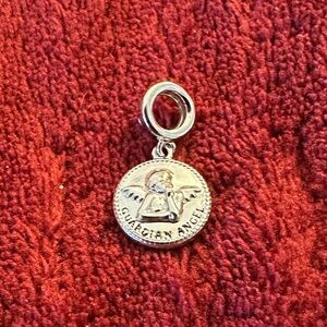 Gnoce Sterling Silver Charm “Guardian Angel”.  Like New